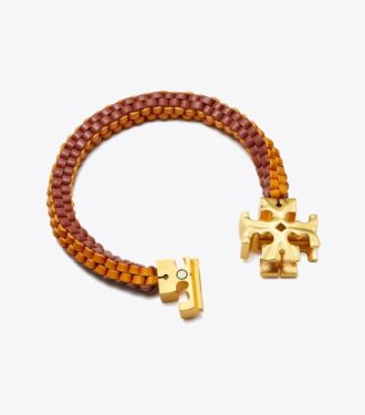 Roxanne Armband aus gewebtem Leder
