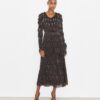 Rüschen-Samtkleid Rüschen-Samtkleid