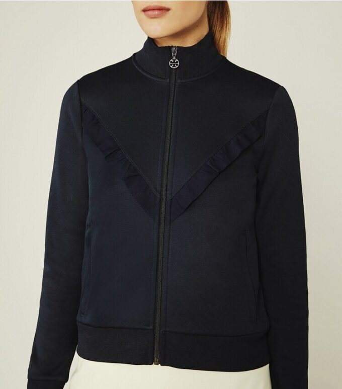 Rüschen-Trainingsjacke Rüschen-Trainingsjacke