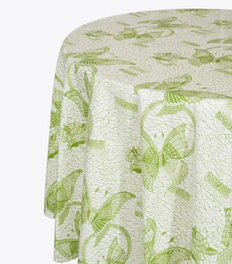Runde Tischdecke „Butterfly Batik”, 120″