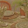 Runde Tischdecke „Butterfly Batik”, 120″ Runde Tischdecke „Butterfly Batik”, 120″