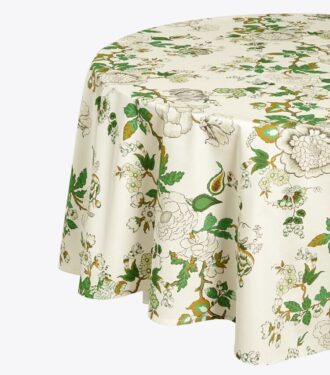 Runde Tischdecke „Happy Times Bouquet”, 132″