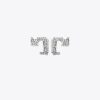 Runway Pavé Serif T Clip-On Ohrringe Runway Pavé Serif T Clip-On Ohrringe