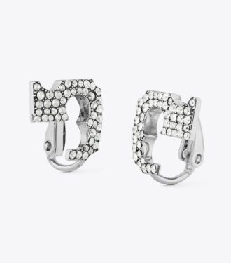 Runway Pavé Serif T Clip-On Ohrringe Runway Pavé Serif T Clip-On Ohrringe