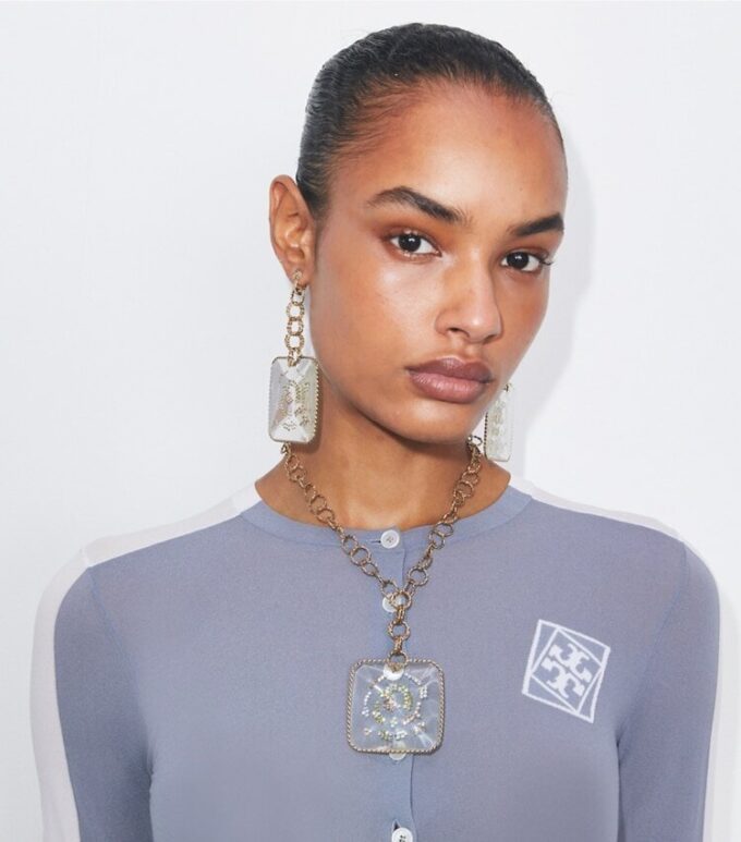 Runway Swirl Drop Ohrringe Runway Swirl Drop Ohrringe