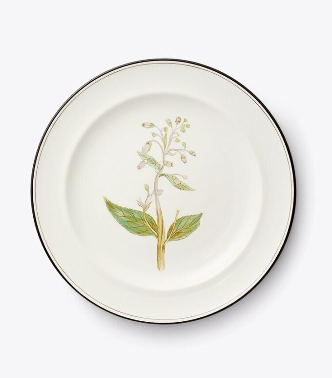Salatteller mit lila Blüten, 4er-Set Salatteller mit lila Blüten, 4er-Set