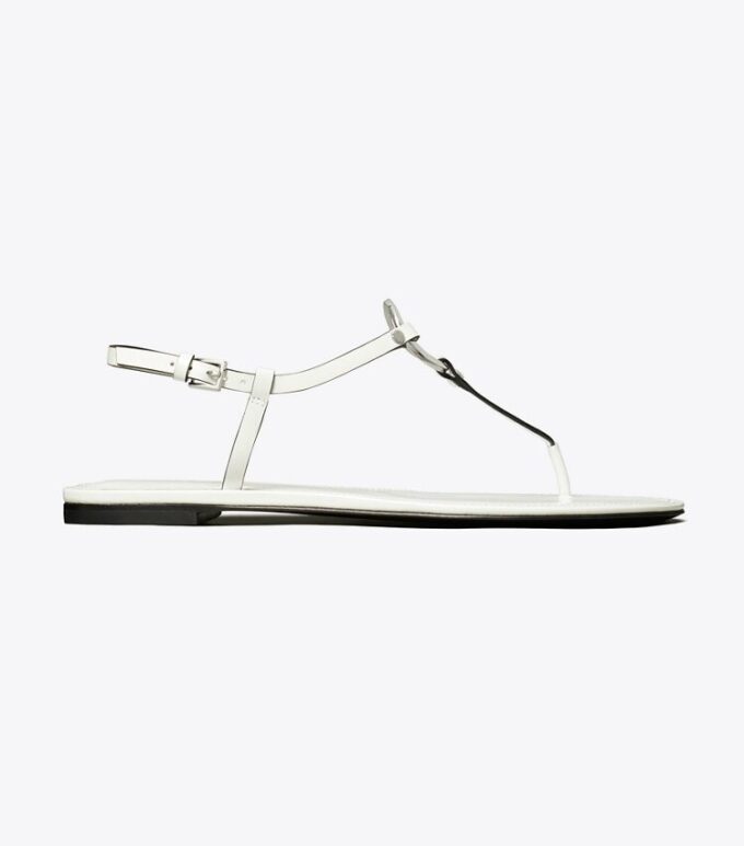 Sandale mit T-Riemen und Ring Sandale mit T-Riemen und Ring