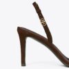 Sandalen mit Absatz und Double T-Schnalle Sandalen mit Absatz und Double T-Schnalle