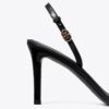 Sandalen mit Absatz und Double T-Schnalle Sandalen mit Absatz und Double T-Schnalle