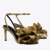 Sandalen mit Blumenabsatz Sandalen mit Blumenabsatz