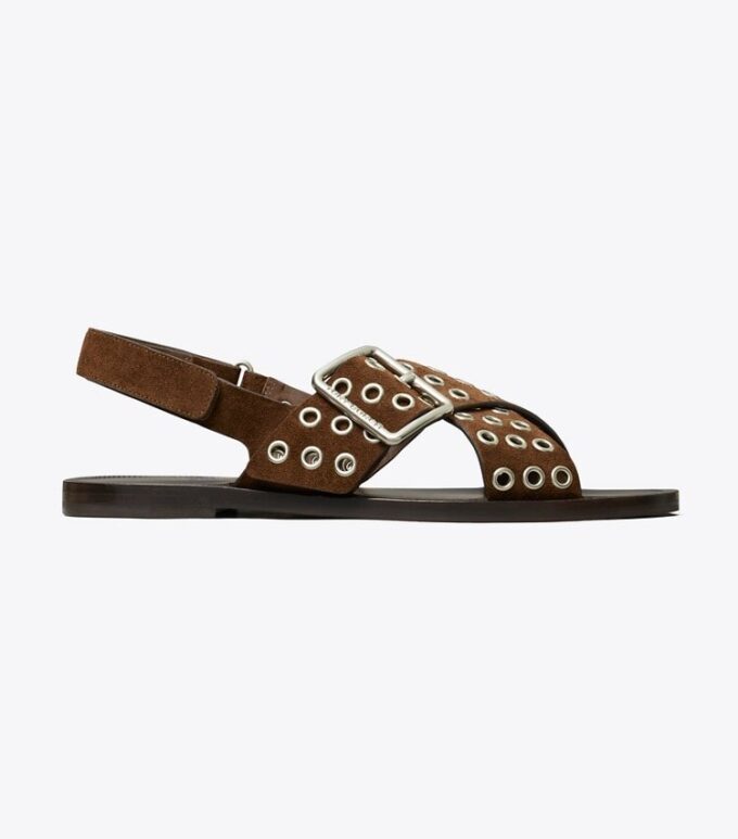 Sandalen mit gekreuzten Riemen Sandalen mit gekreuzten Riemen