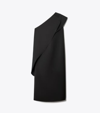 Satin-Cape-Kleid