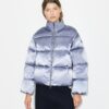 Satin-Viskose-Daunenjacke Satin-Viskose-Daunenjacke