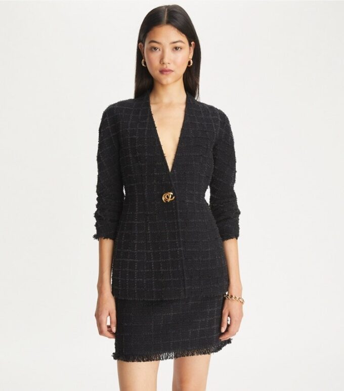 Schmale Tweedjacke Schmale Tweedjacke