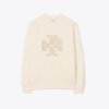 Schwerer French Terry mit Herz-Logo und Rundhalsausschnitt Schwerer French Terry mit Herz-Logo und Rundhalsausschnitt