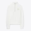 Schweres French Terry Sweatshirt mit halbem Reißverschluss Schweres French Terry Sweatshirt mit halbem Reißverschluss