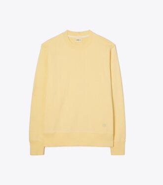 Schweres French Terry-Sweatshirt mit Rundhalsausschnitt