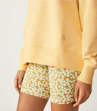 Schweres French Terry-Sweatshirt mit Rundhalsausschnitt