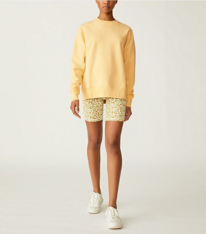 Schweres French Terry-Sweatshirt mit Rundhalsausschnitt Schweres French Terry-Sweatshirt mit Rundhalsausschnitt