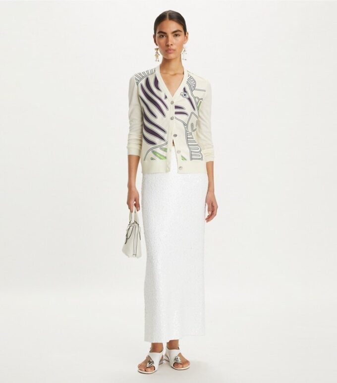 Seiden-Cardigan
