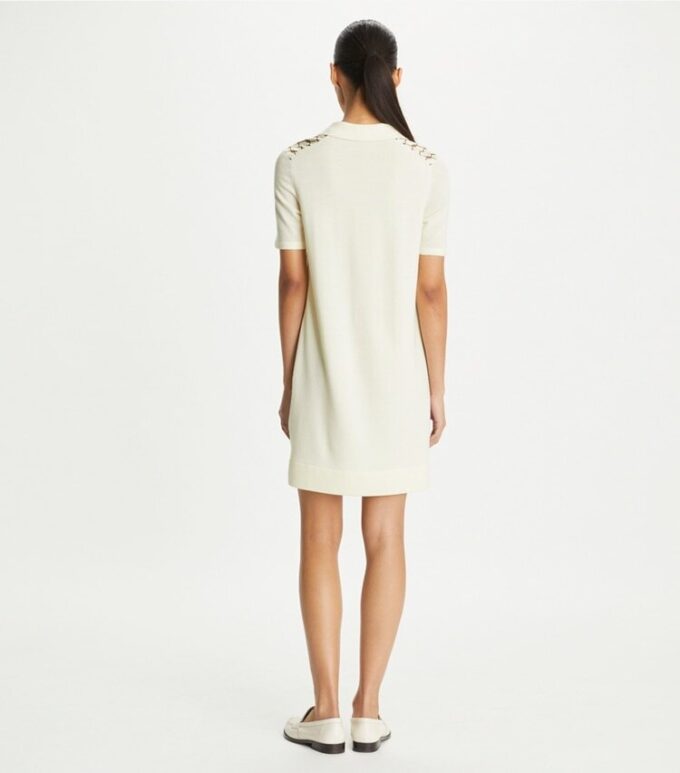 Seiden-Polo-Kleid