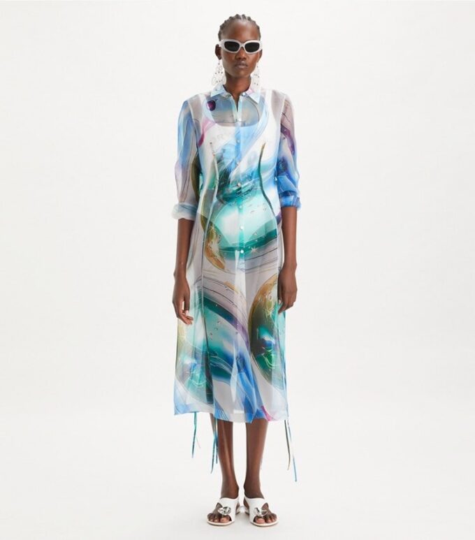 Seidenorganza-Hemdkleid Seidenorganza-Hemdkleid