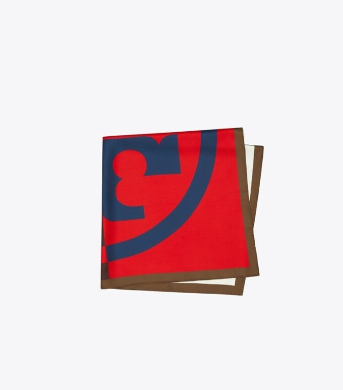 Seidentuch mit Colorblock-Logo Seidentuch mit Colorblock-Logo