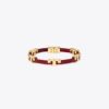 Serif-T Stapelbares Armband mit Krokodilprägung Serif-T Stapelbares Armband mit Krokodilprägung