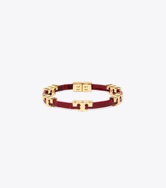 Serif-T Stapelbares Armband mit Krokodilprägung Serif-T Stapelbares Armband mit Krokodilprägung