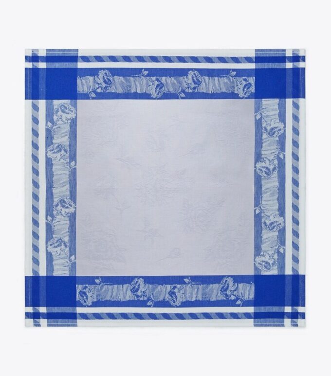 Servietten mit Rosen-Jacquardmuster, 4er-Set Servietten mit Rosen-Jacquardmuster, 4er-Set