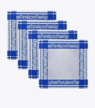 Servietten mit Rosen-Jacquardmuster, 4er-Set Servietten mit Rosen-Jacquardmuster, 4er-Set