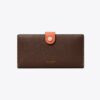 Slim-Brieftasche mit Farbblock-Reißverschluss Slim-Brieftasche mit Farbblock-Reißverschluss