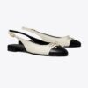 Slingback mit Zehenkappe Slingback mit Zehenkappe