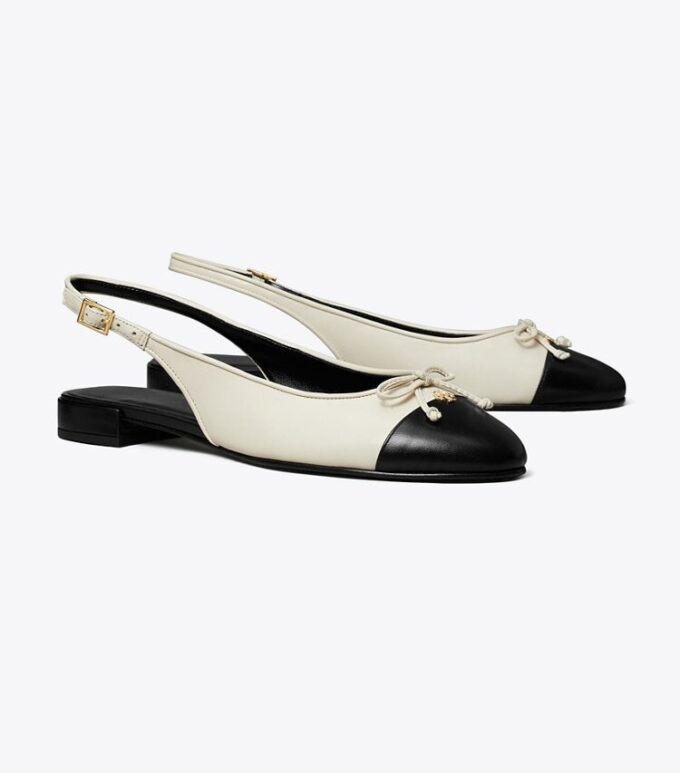 Slingback mit Zehenkappe Slingback mit Zehenkappe