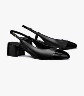 Slingback mit Zehenkappe