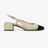Slingback mit Zehenkappe Slingback mit Zehenkappe