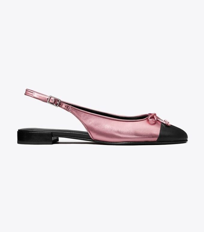Slingback mit Zehenkappe Slingback mit Zehenkappe