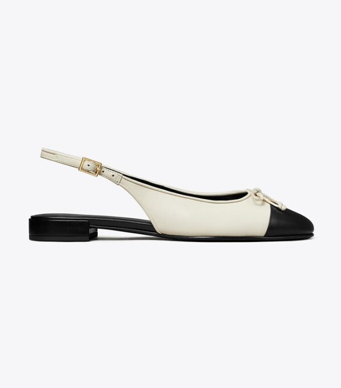 Slingback mit Zehenkappe Slingback mit Zehenkappe
