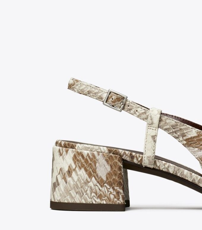 Slingback mit Zehenkappe Slingback mit Zehenkappe