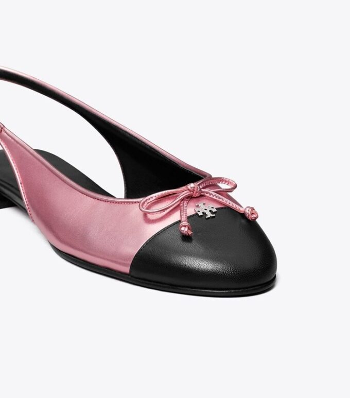 Slingback mit Zehenkappe Slingback mit Zehenkappe