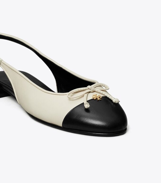 Slingback mit Zehenkappe Slingback mit Zehenkappe