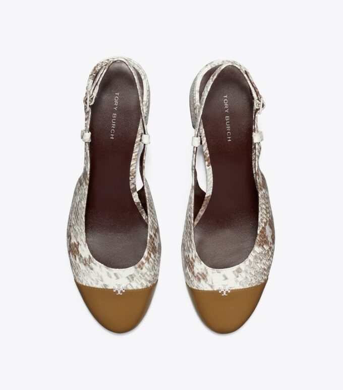 Slingback mit Zehenkappe Slingback mit Zehenkappe