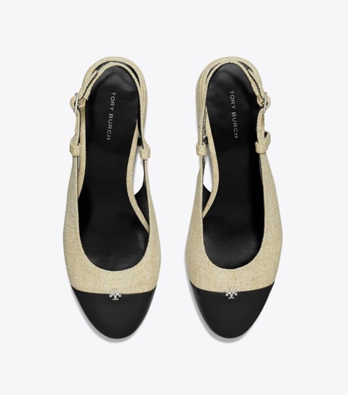 Slingback mit Zehenkappe Slingback mit Zehenkappe