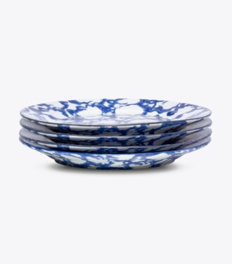Spongeware-Salatteller, 4er-Set