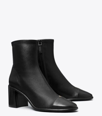 Stiefelette mit Kappe und Absatz