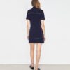 Stretch-Polokleid mit Zierstichen Stretch-Polokleid mit Zierstichen