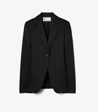 Strukturierter Crêpe-Blazer