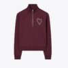 Sweatshirt aus French Terry mit Ziernähten in Herzform Sweatshirt aus French Terry mit Ziernähten in Herzform