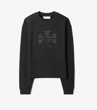 Sweatshirt mit Kristall-Logo