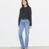 Sweatshirt mit Kristall-Logo Sweatshirt mit Kristall-Logo